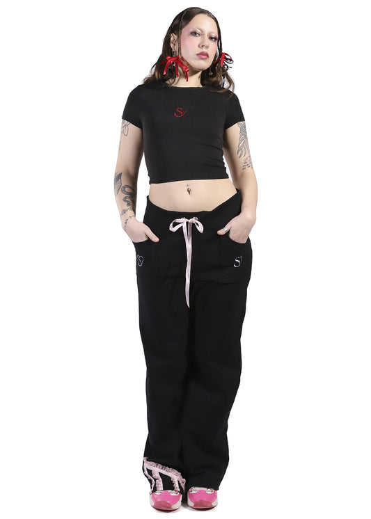 Sccorpi Monogram Cropped Top