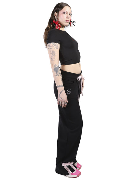 Sccorpi Monogram Cropped Top