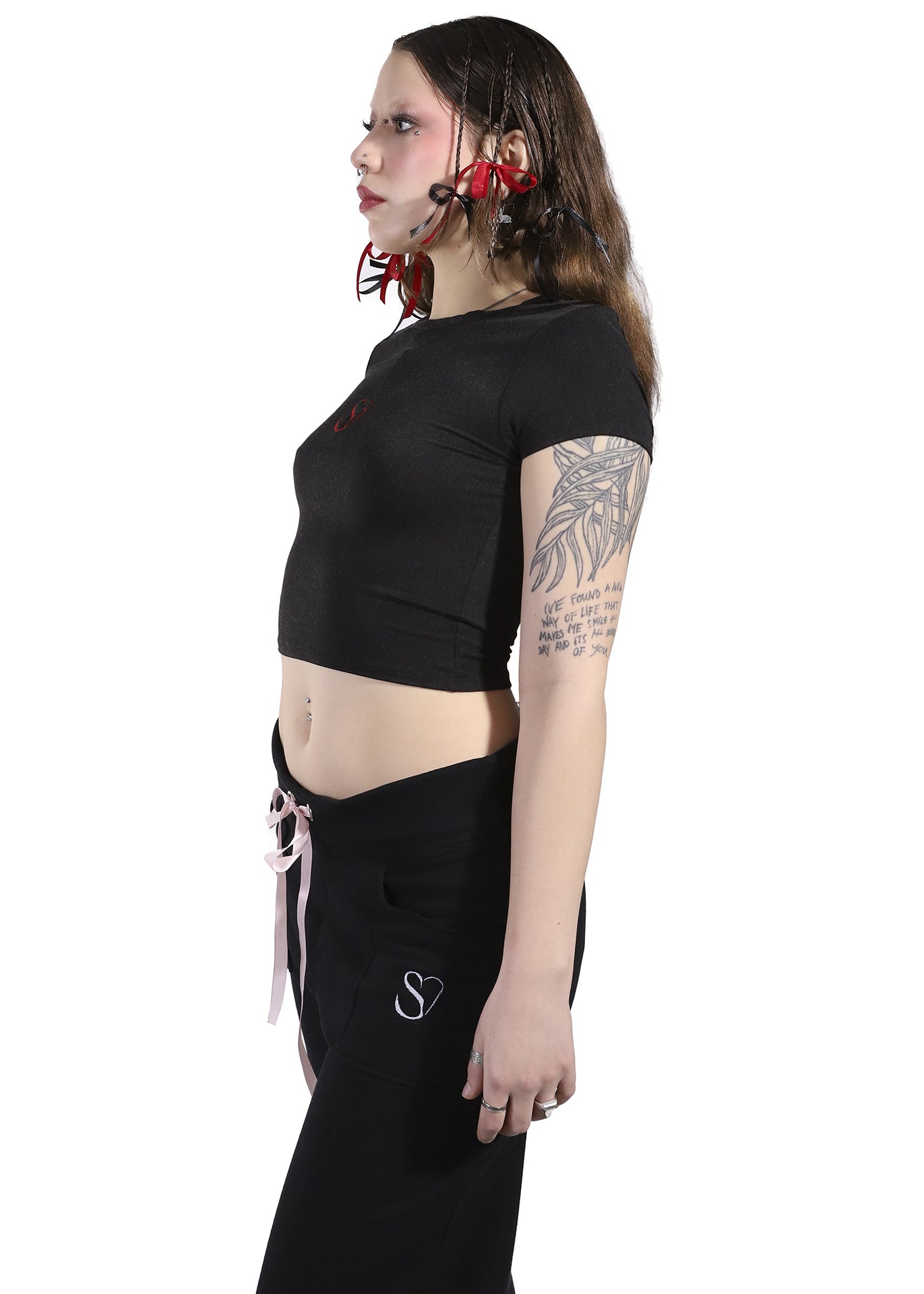 Sccorpi Monogram Cropped Top