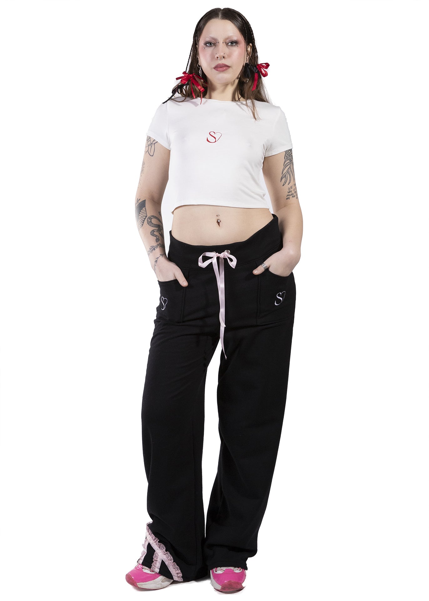 Sccorpi Monogram Cropped Top