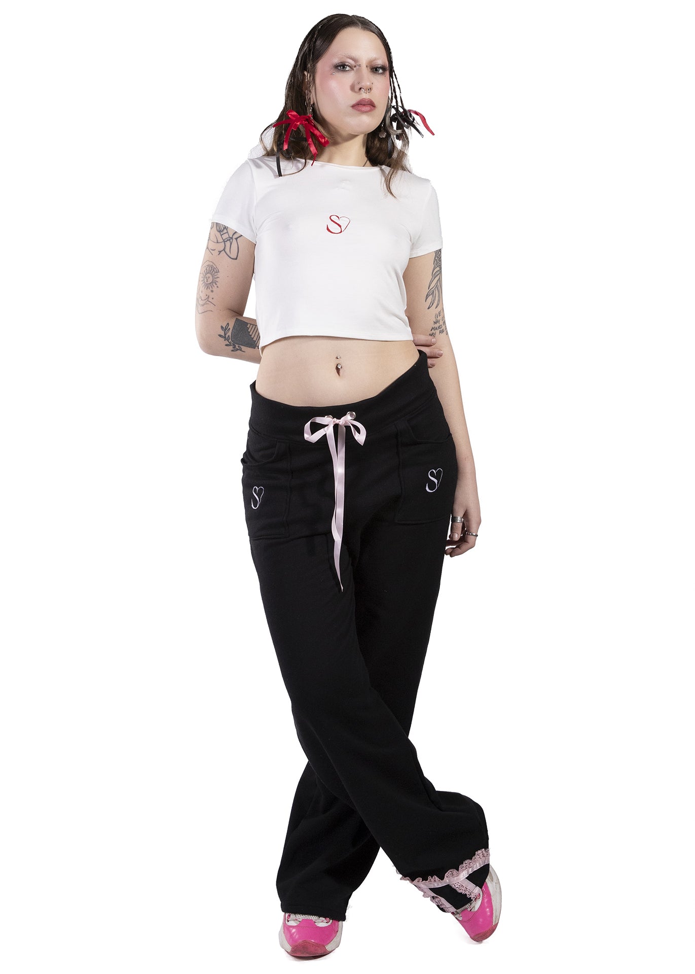 Sccorpi Monogram Cropped Top